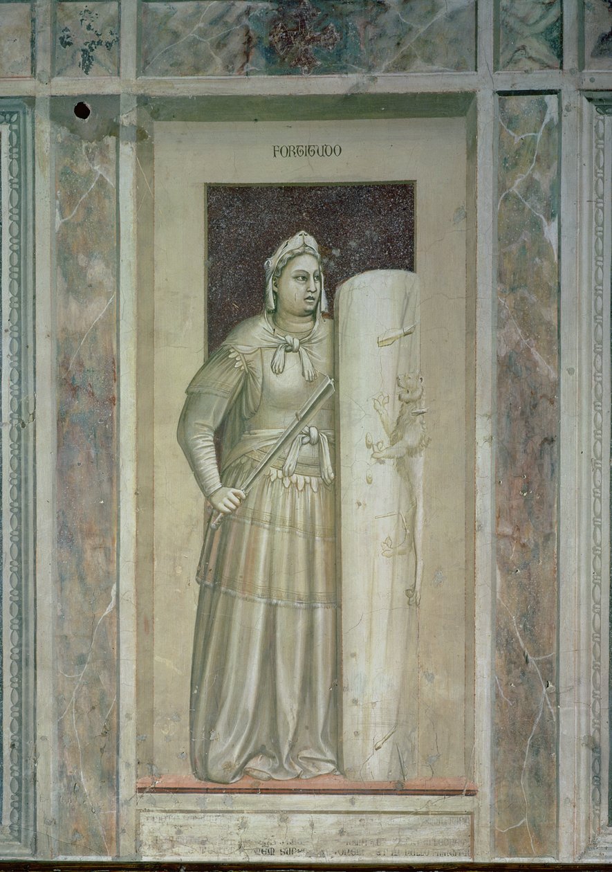 Fortitude, c.1305 de Giotto di Bondone