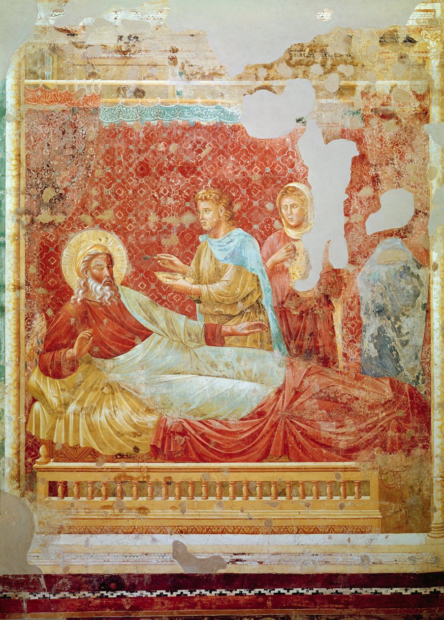 Isaac rejecs Esau, c.1288 de Giotto di Bondone