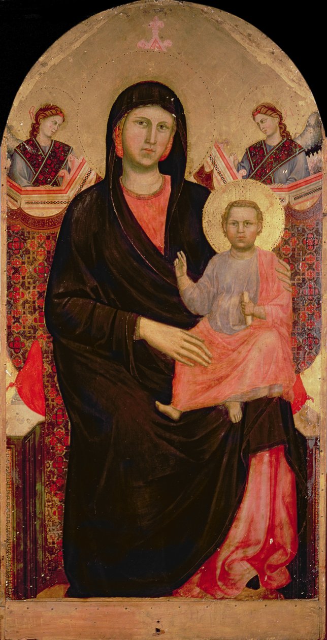 Madonna e criança entronada (retábulo) de Giotto di Bondone
