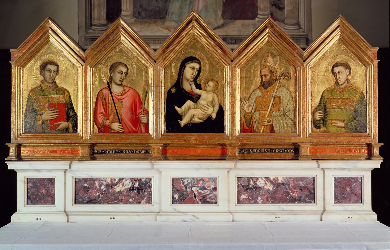 Polyptych de St. Reparata (veja também 65558-69) de Giotto di Bondone