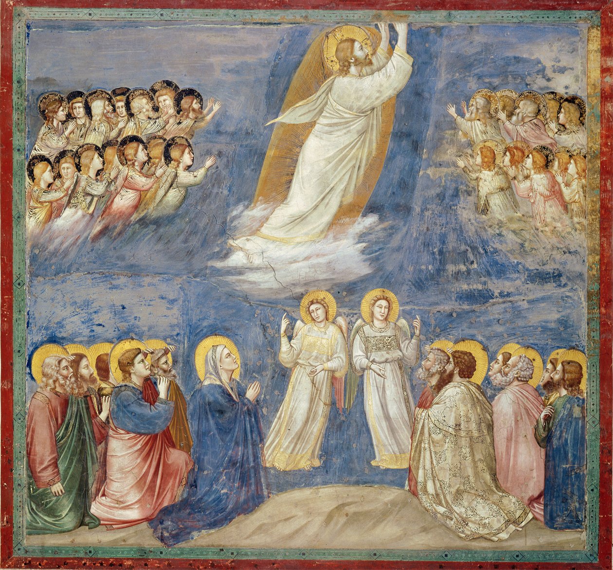 A ascensão, c.1305 de Giotto di Bondone