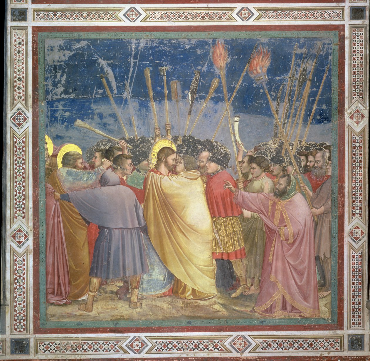 A traição de Cristo, c.1305 de Giotto di Bondone