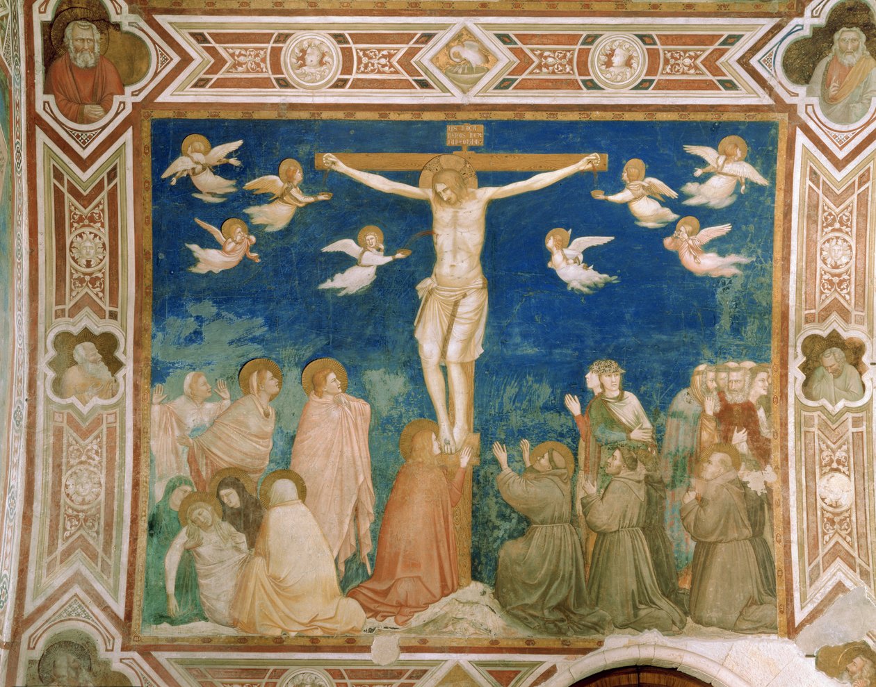 A crucificação de Giotto di Bondone