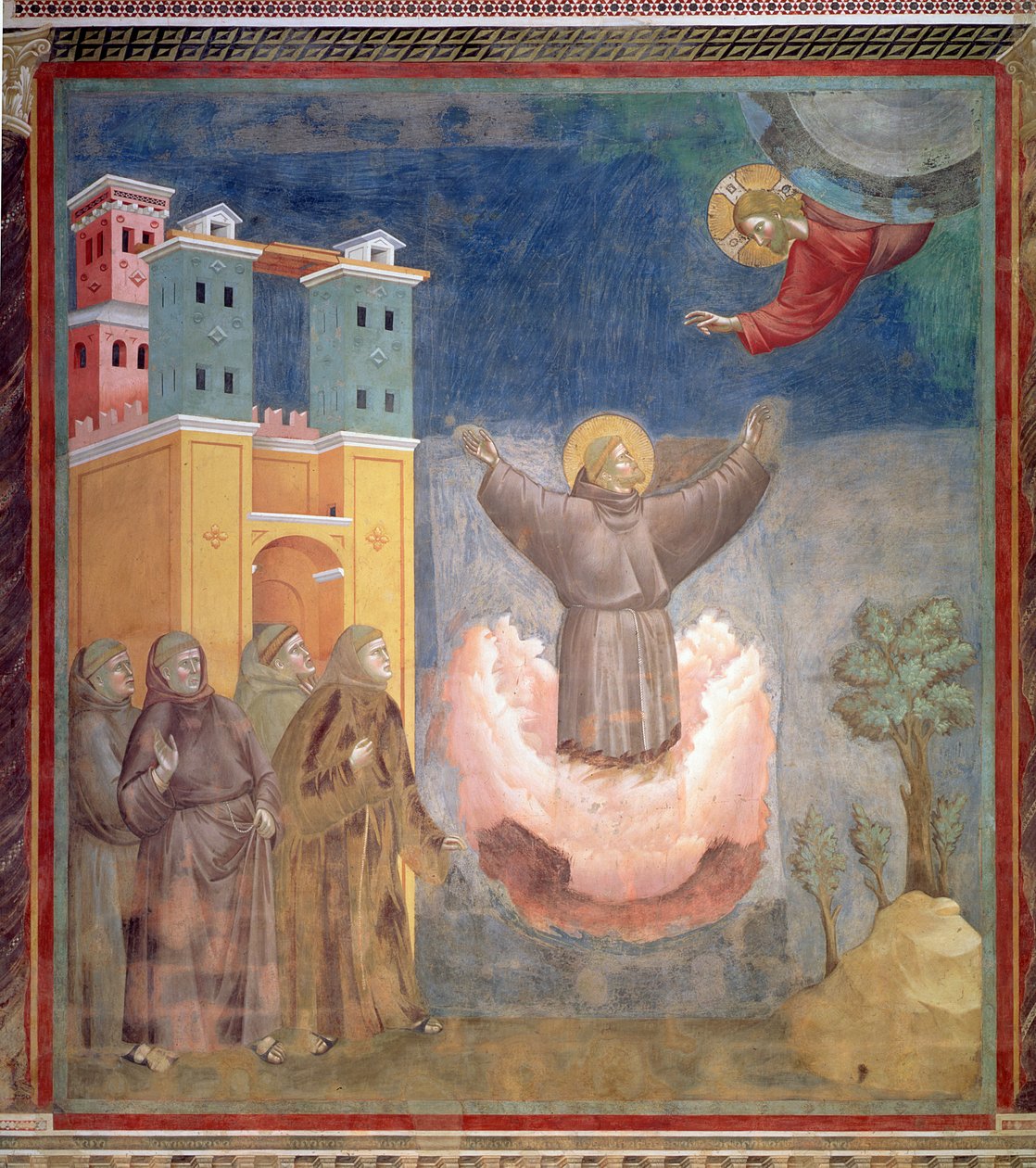 O Êxtase de São Francisco, 1297-99 de Giotto di Bondone