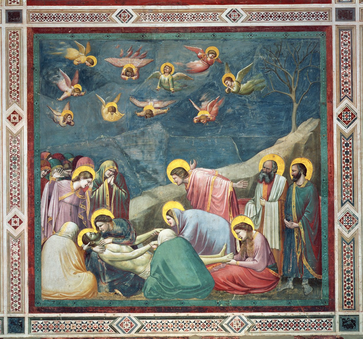 A Lamentação de Cristo, c.1305 de Giotto di Bondone