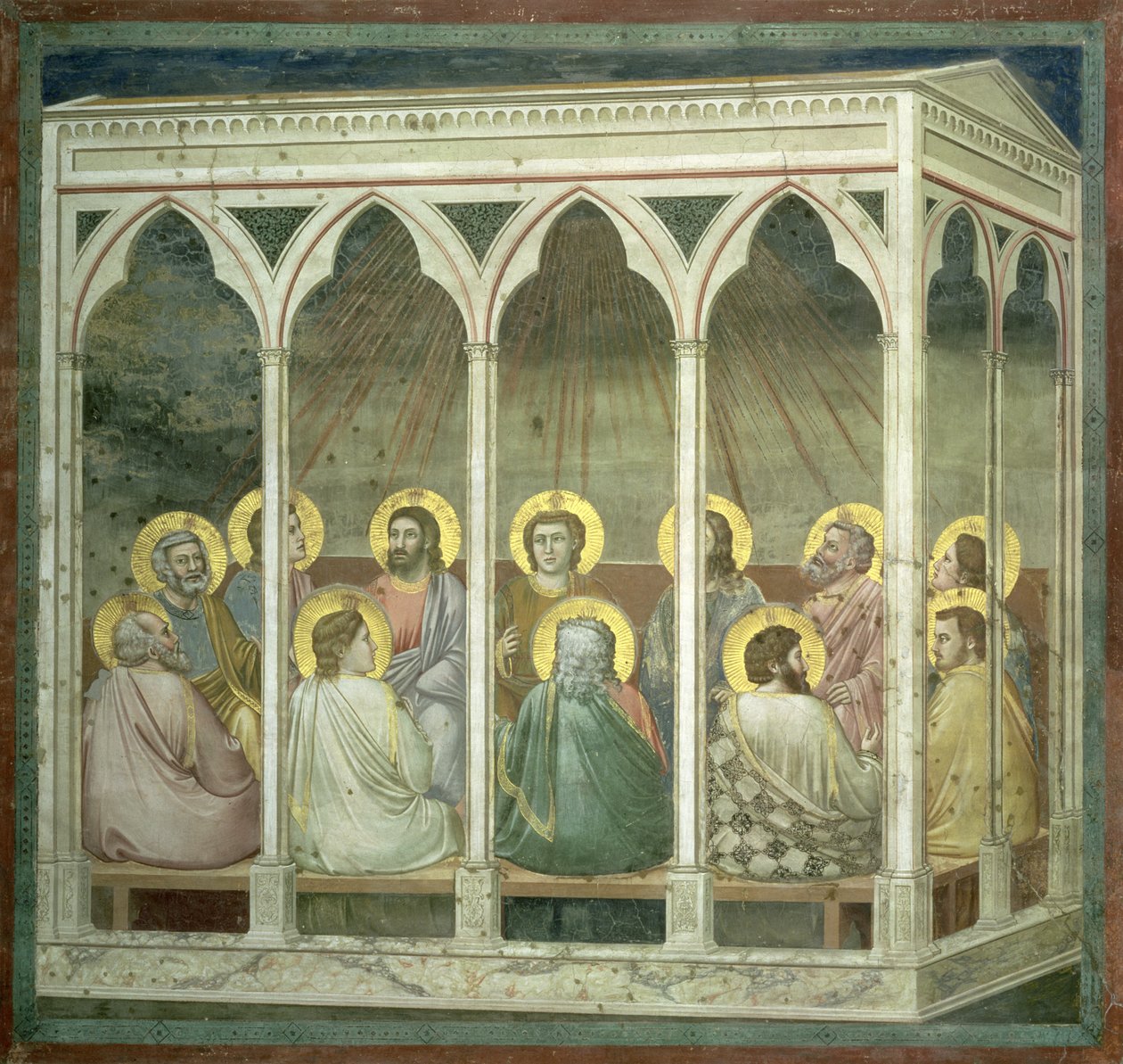 O Pentecostes, c.1305 de Giotto di Bondone