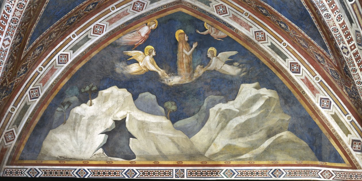 Capela da Madalena, parede oriental: cenas da vida da Madalena, 