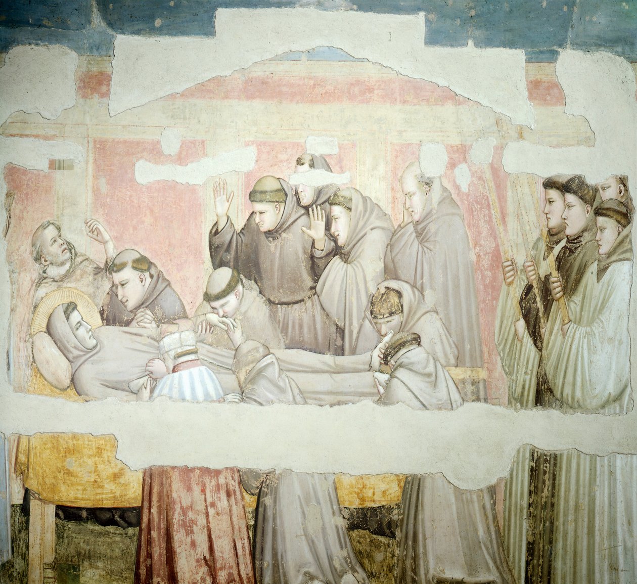 O Luto de São Francisco de Giotto (c.1266 1337)