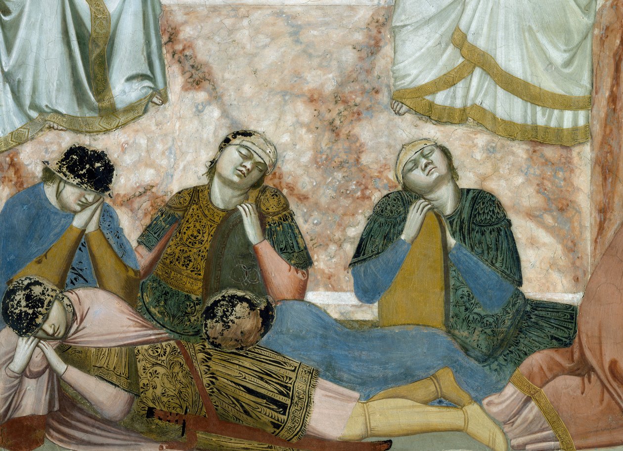 A Ressurreição de Cristo, Detalhe da Vida e Paixão de Cristo, de Giotto de Giotto (c.1266 1337)
