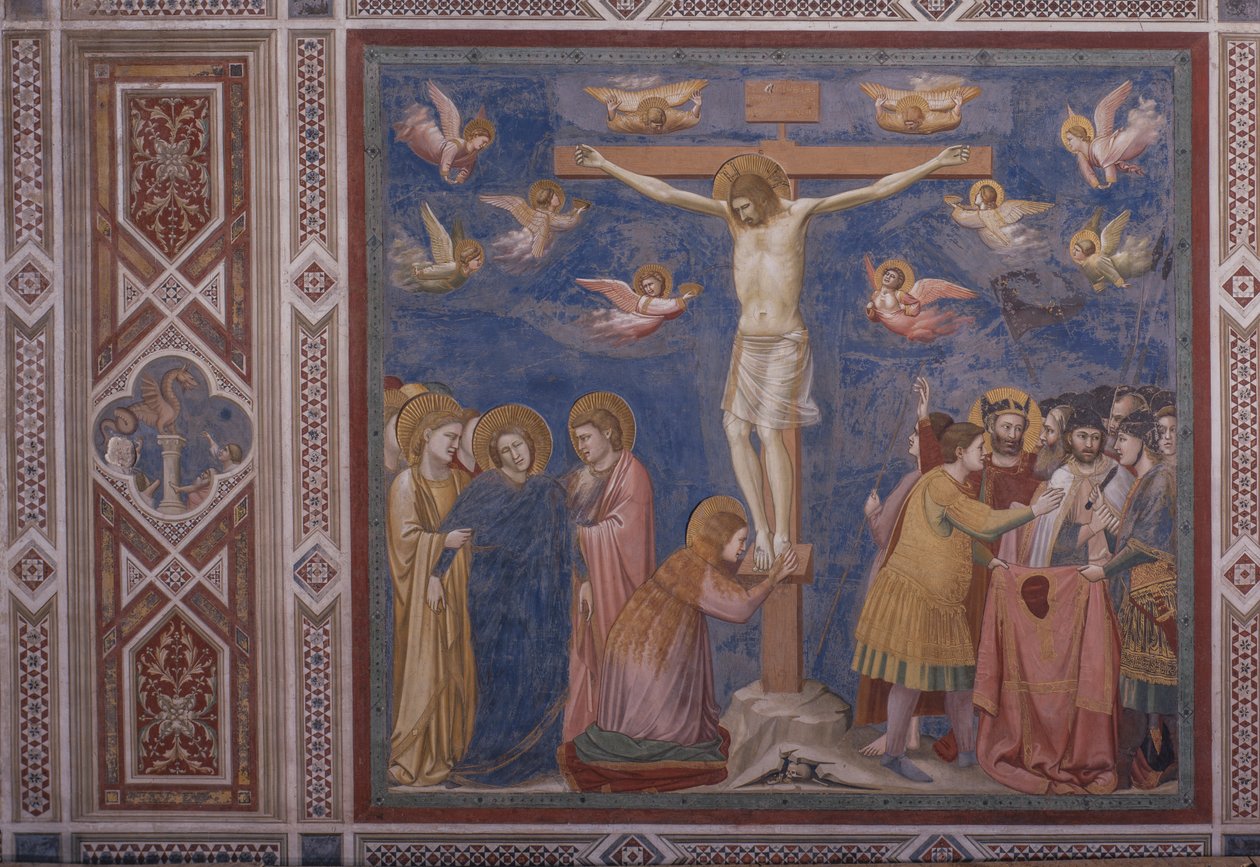 Crucifixão (Crocifissione), de Giotto de Giotto (c.1266 1337)