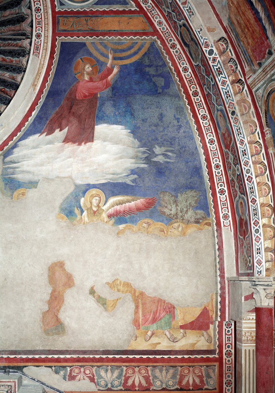História do Novo Testamento: A Ascensão de Cristo - Fresco de Giotto (c.1266 1337)