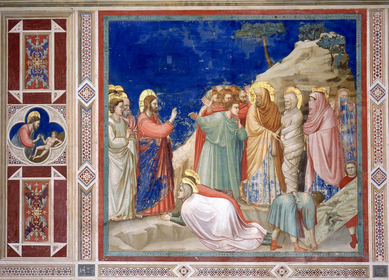 A Ressurreição de Lázaro de Giotto (c.1266 1337)