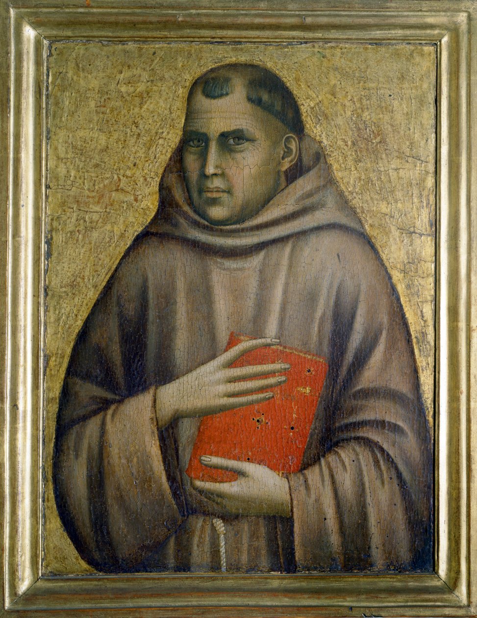 Santo Antônio de Pádua, c.1295 (tempera sobre madeira) de Giotto (c.1266 1337)