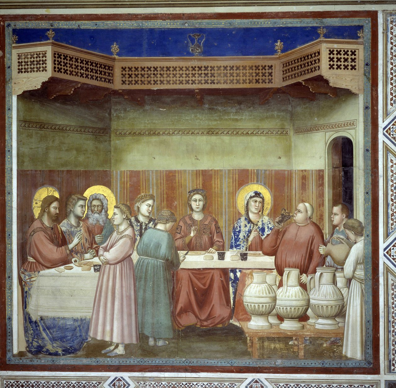 O casamento de Caná de Giotto (c.1266 1337)