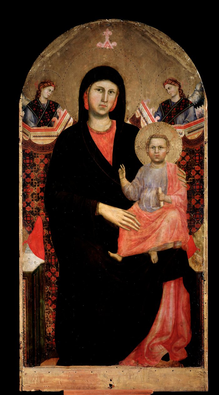Virgem e Criança (Pintura de Giotto (c.1266 1337)