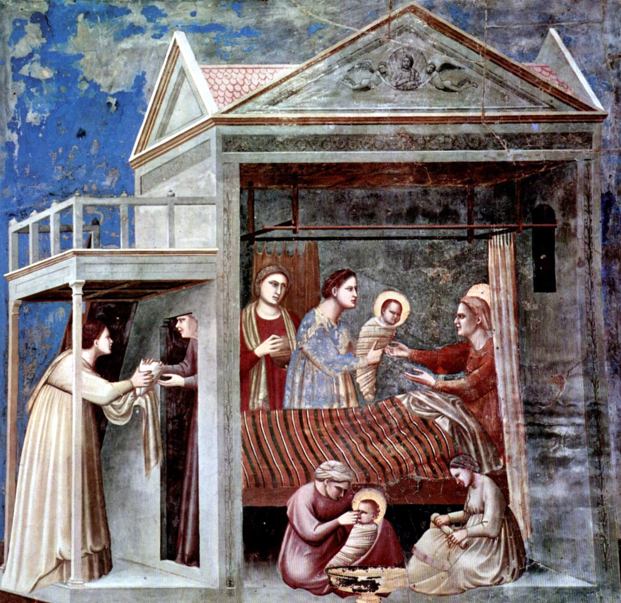 Nascimento da Virgem de Giotto