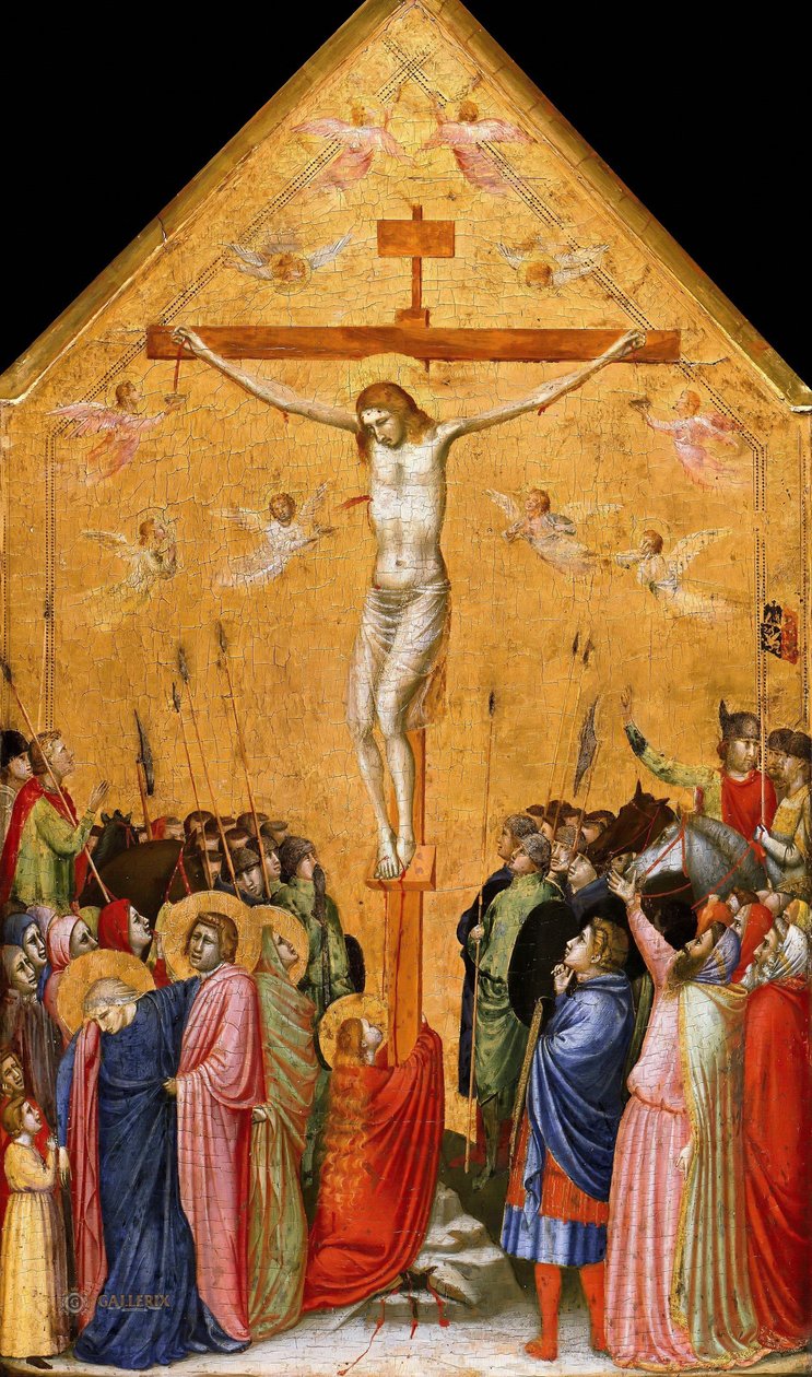 Alemão: Die Kreuzigung Christi A Crucificação de Cristo de Giotto