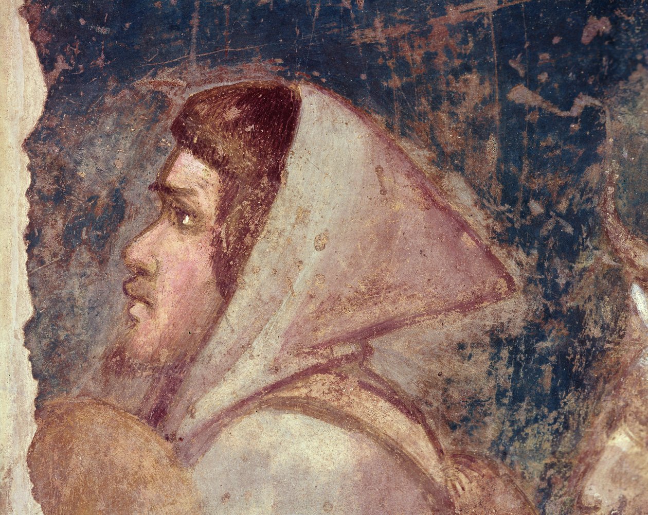 Cabeça de um pastor de Giotto di Bondone