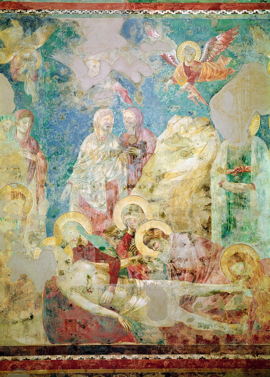 A Lamentação de Cristo, c. 1290s de Giotto di Bondone