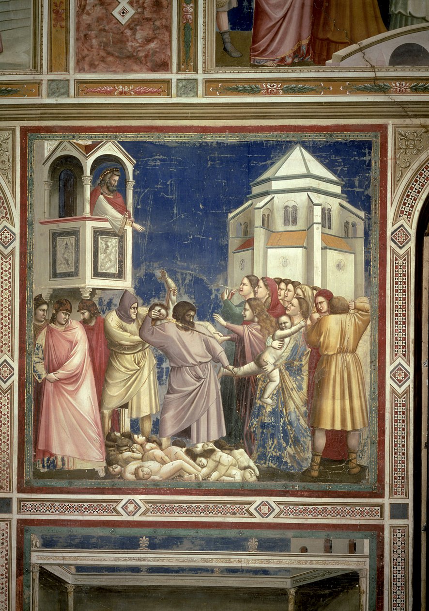 O Massacre dos Inocentes, c.1305 de Giotto di Bondone