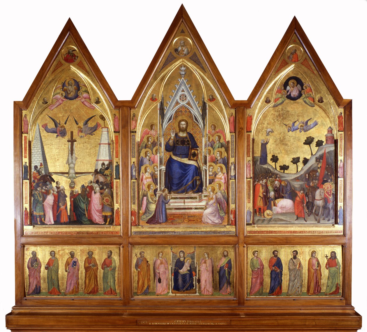 O tríptico de Stefaneschi, c.1320 (têmpera no painel) de Giotto di Bondone