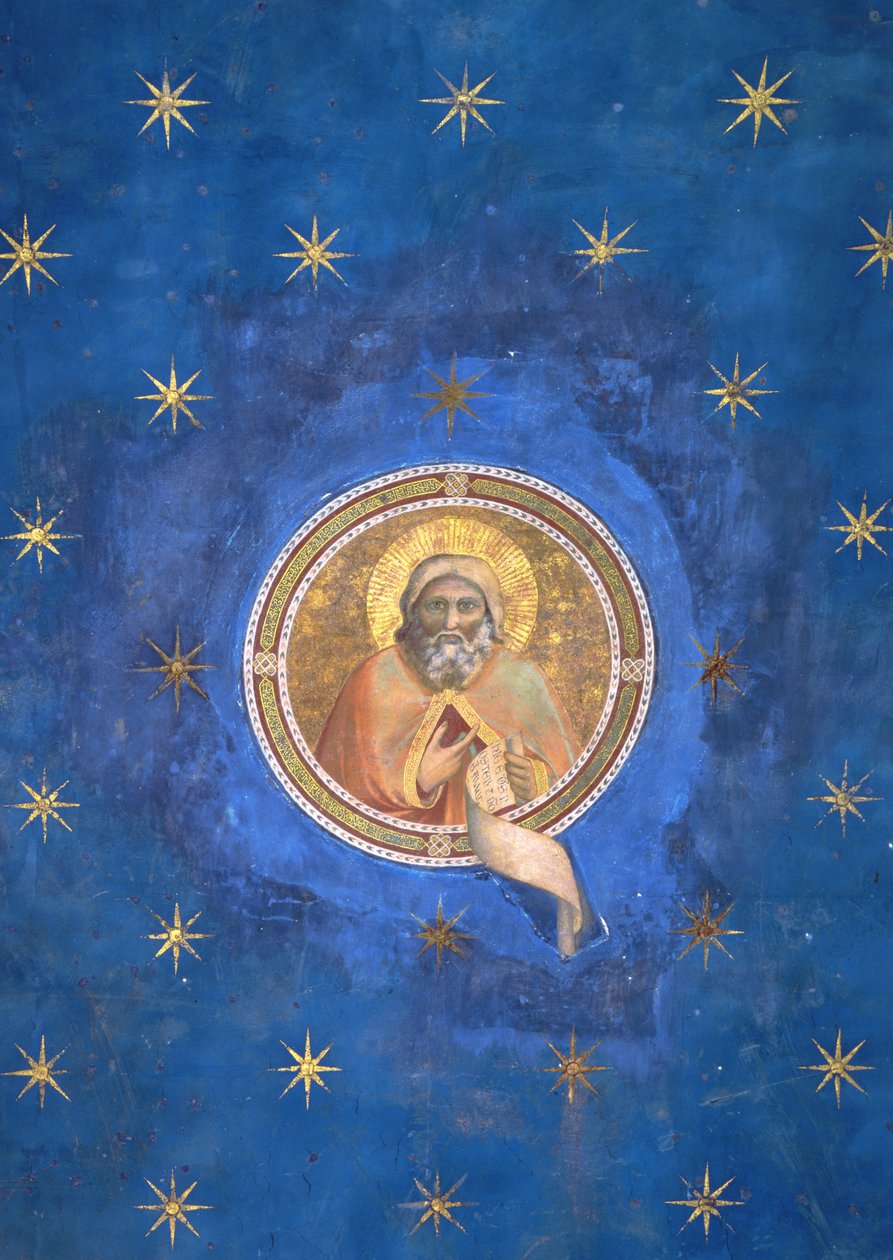 Baruch, da abóbada do teto, c.1305 de Giotto di Bondone