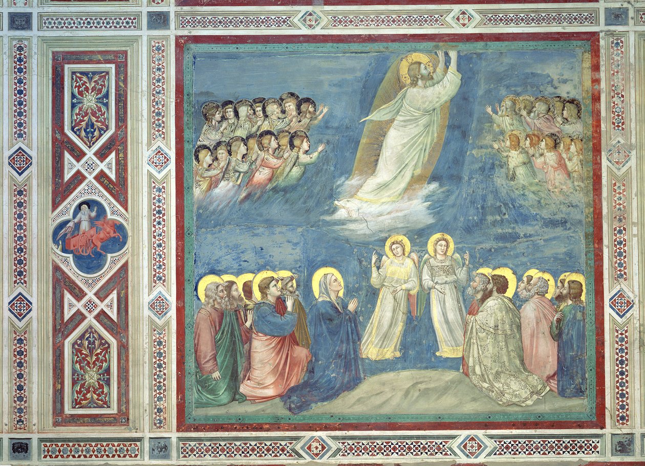 A ascensão, c.1305 de Giotto di Bondone