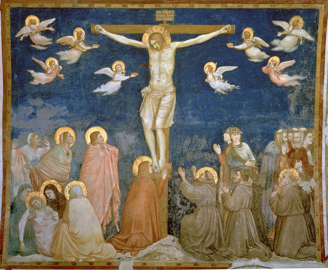 A crucificação de Giotto di Bondone