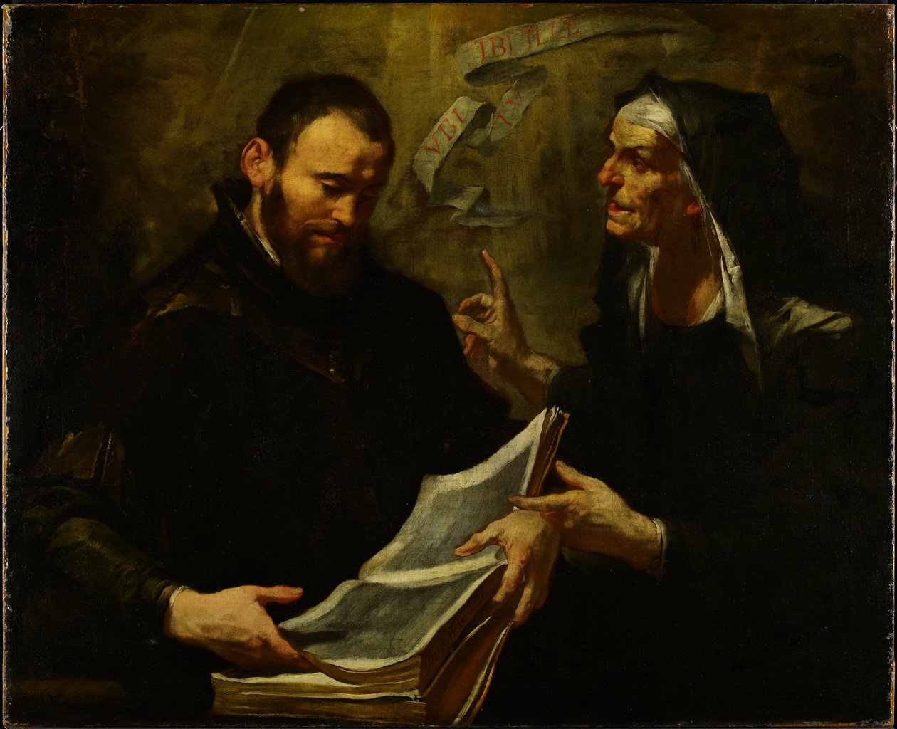 Santo Agostinho e Santa Mônica de Giovacchino Assereto