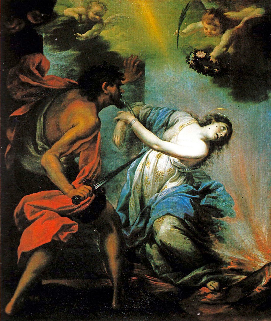 Martírio de Santa Lúcia de Giovan Camillo Ciabilli
