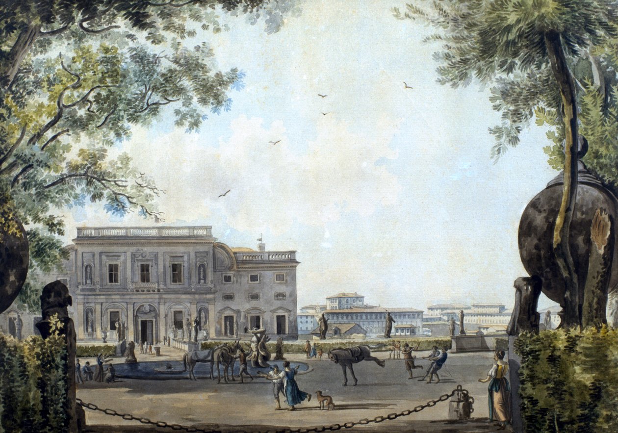 Villa Ludovisi, Roma (wc no papel) de Giovanni and Ducros, Abraham Volpato