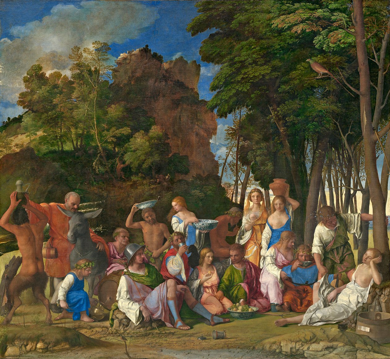 A Festa dos Deuses, 1514-14 de Tiziano Vecelli