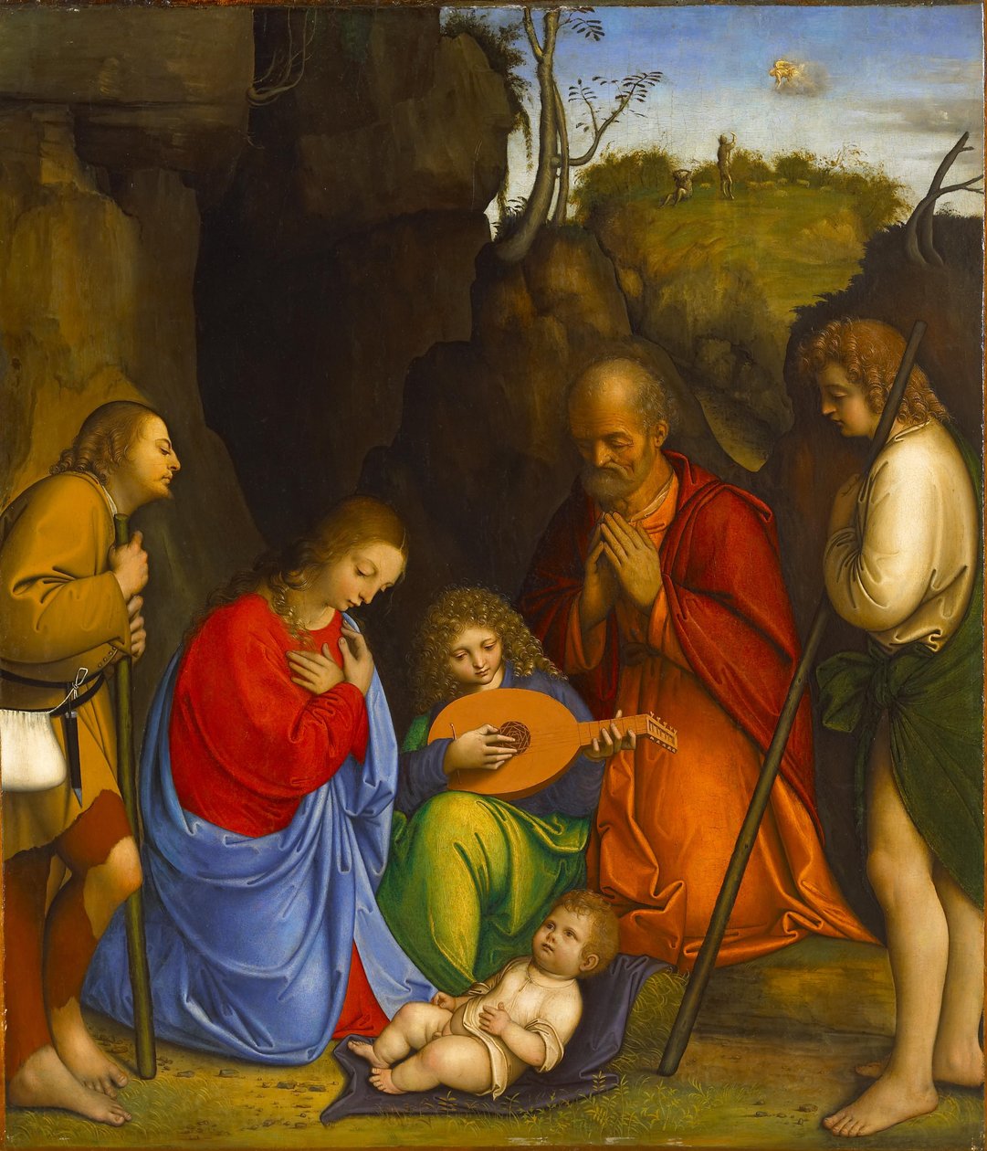 A adoração dos pastores de Giovanni Agostino da Lodi