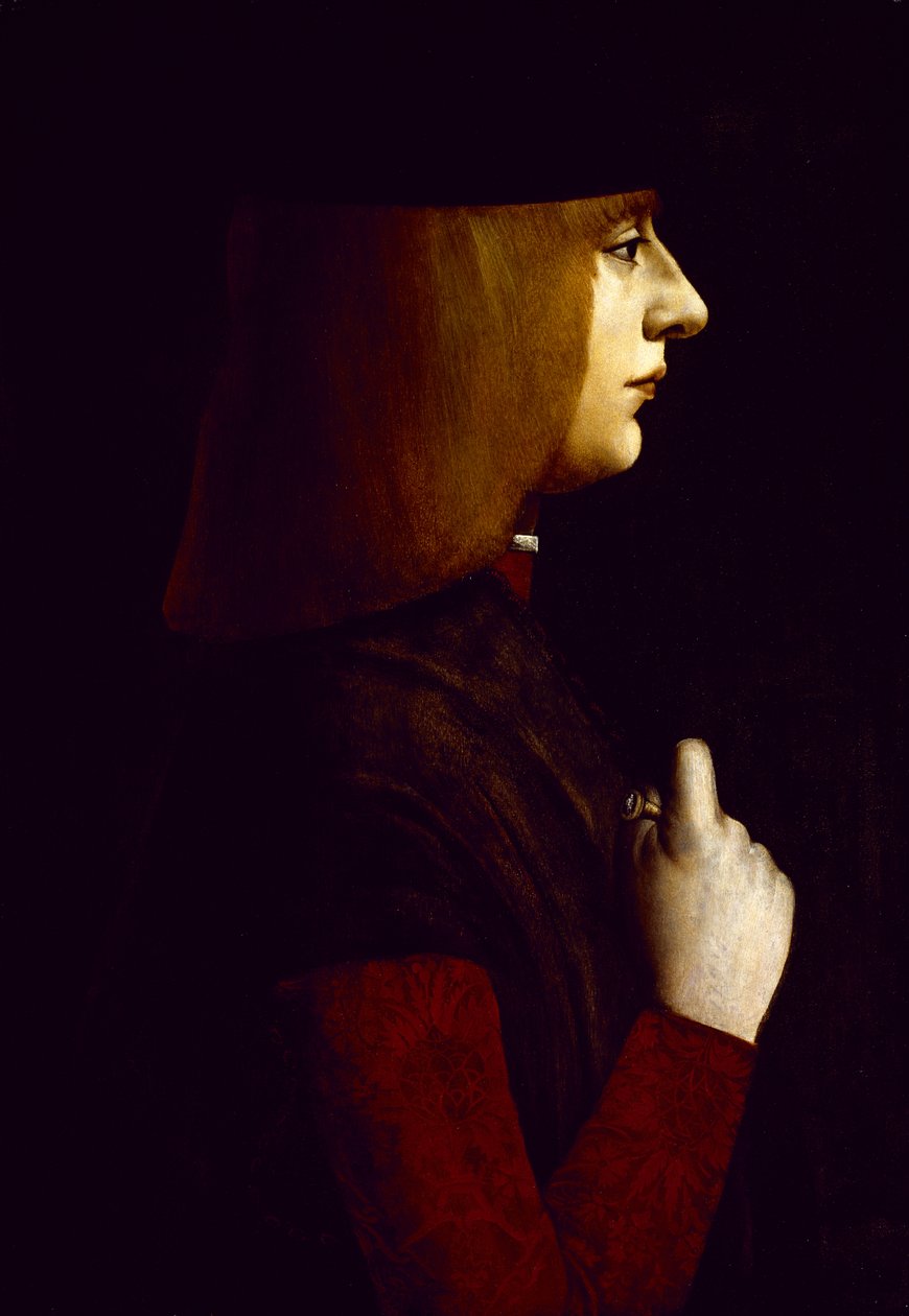 Retrato de um jovem, c.1500 de Giovanni Ambrogio de Predis