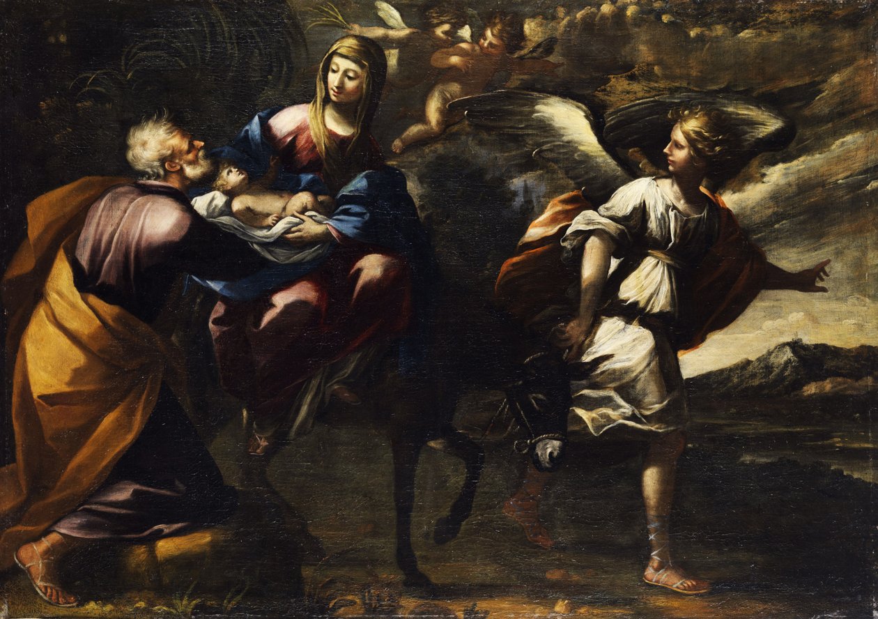 A fuga para o Egito de Giovanni Andrea Donducci