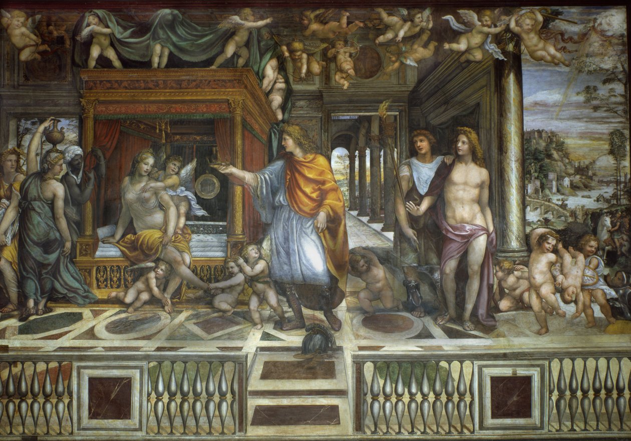 O casamento de Alexandre e Roxana, c.1517 de Giovanni Antonio Bazzi Sodoma