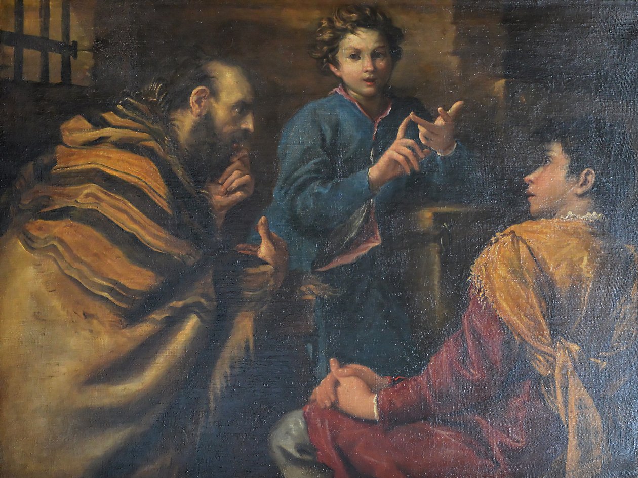 Joseph explicando sonhos de Giovanni Antonio Burrini