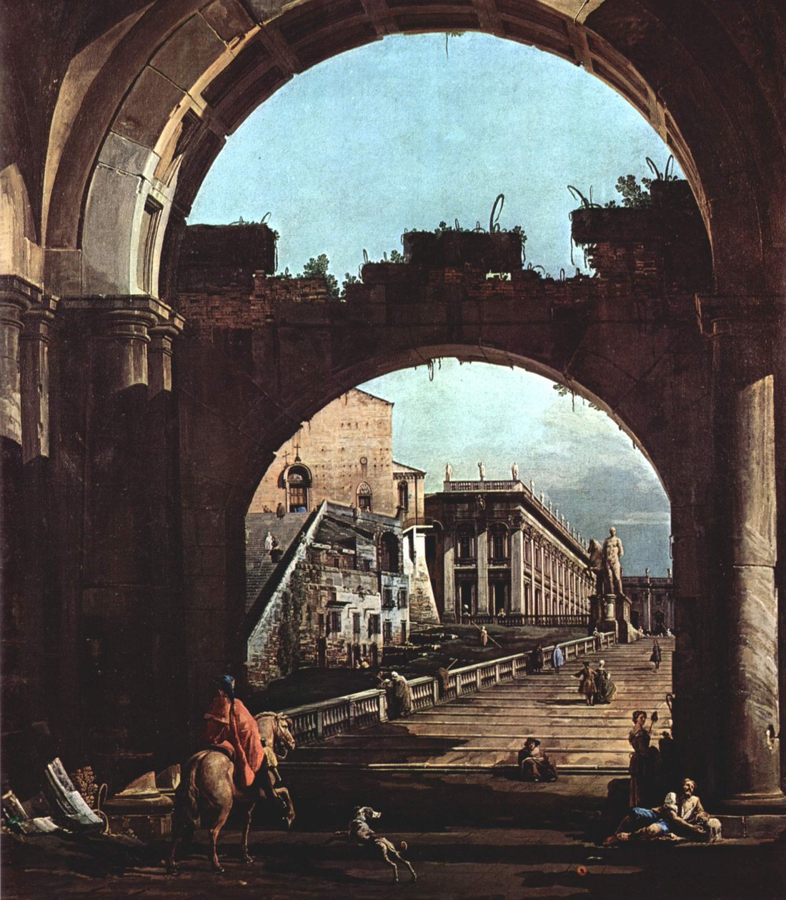 Capriccio Romano, Capitólio de Giovanni Antonio Canal