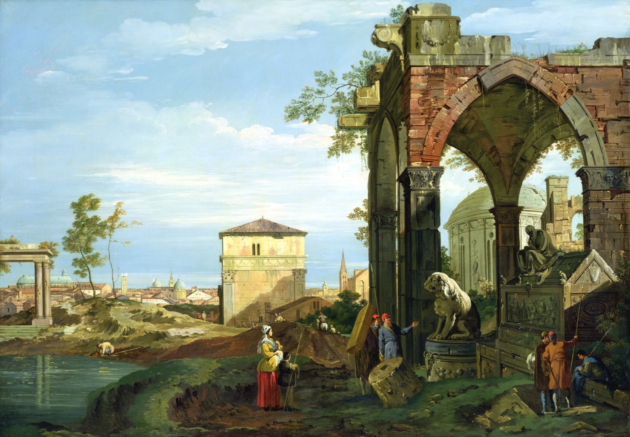 Capriccio com motivos de Pádua de Giovanni Antonio Canal