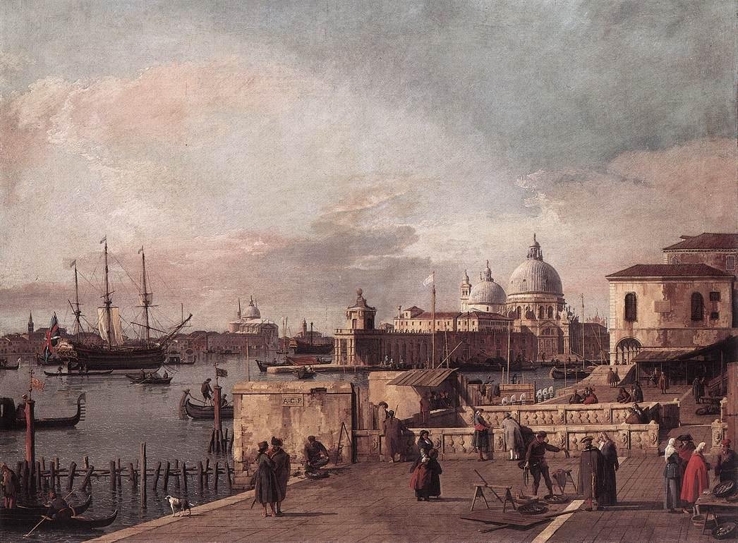 Entrada, para, a, canal grandioso de Giovanni Antonio Canal