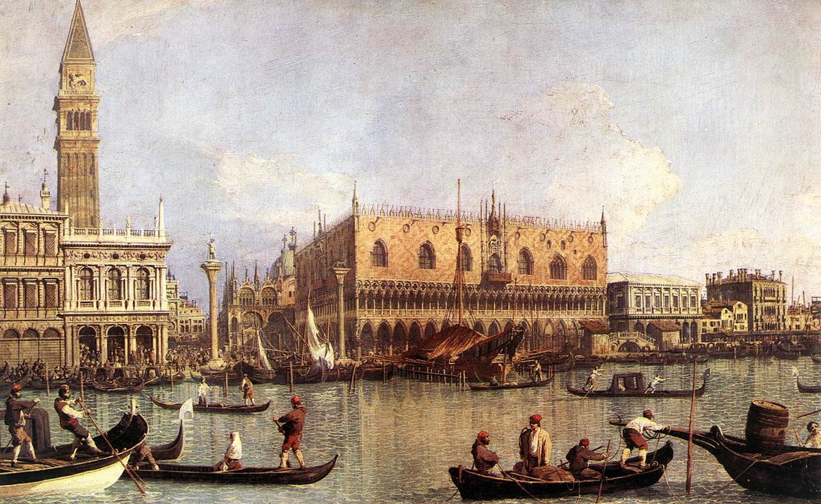 Palazzo Ducale e a Piazza di San Marco de Giovanni Antonio Canal