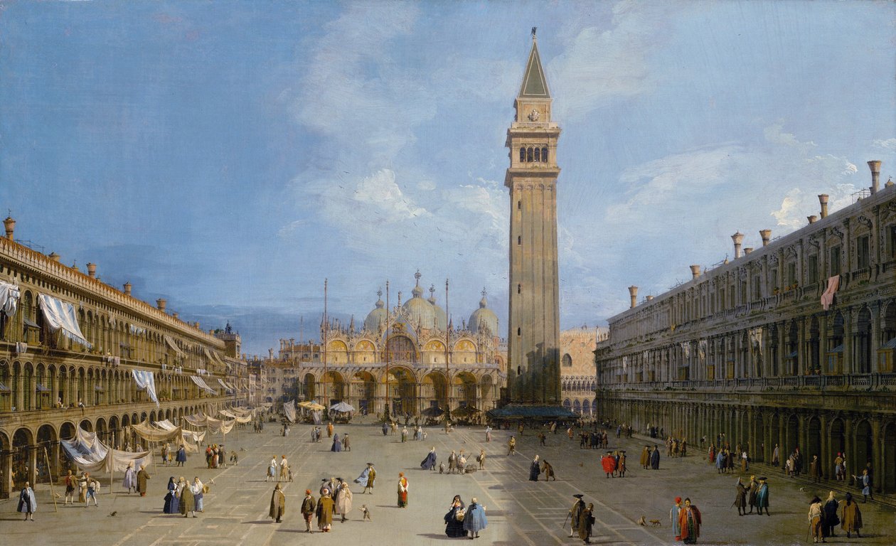 Piazza San Marco de Giovanni Antonio Canal