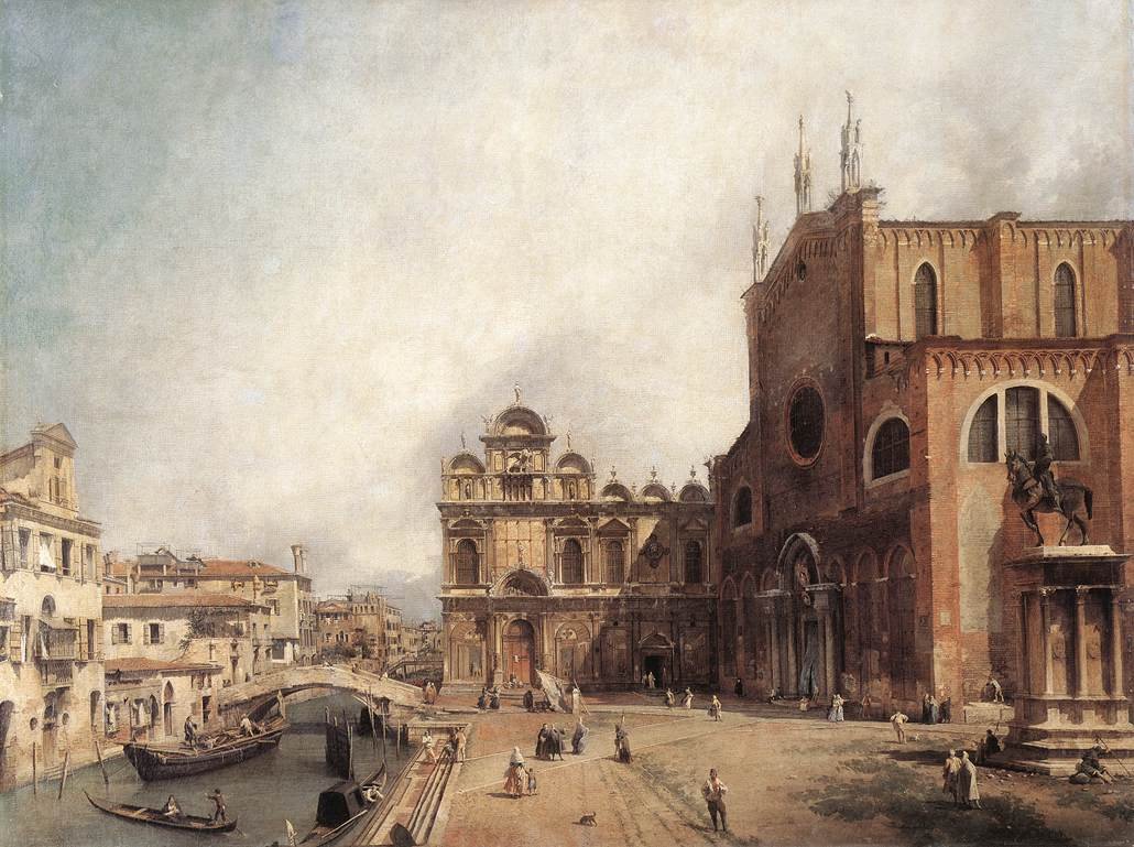Santos João e Paulo e a Escola de San Marco de Giovanni Antonio Canal