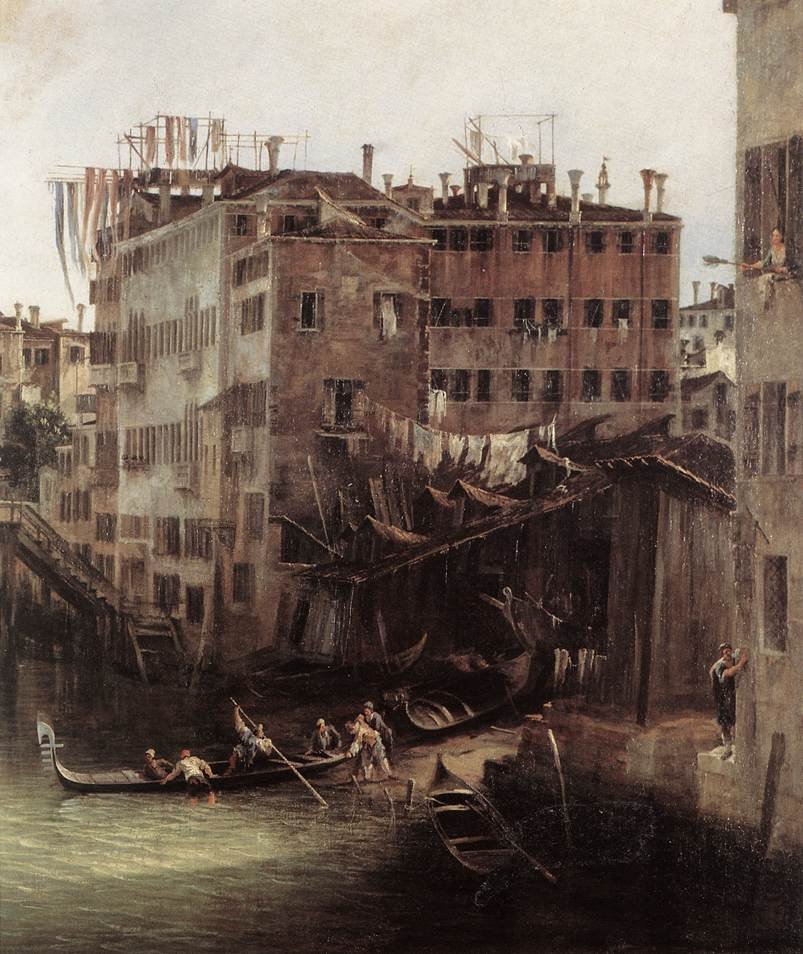 O Rio dei Mendicanti de Giovanni Antonio Canal