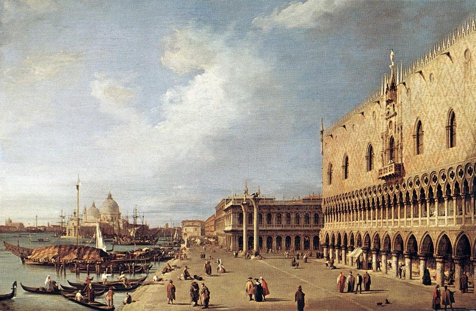Vista do Palácio Ducal de Giovanni Antonio Canal