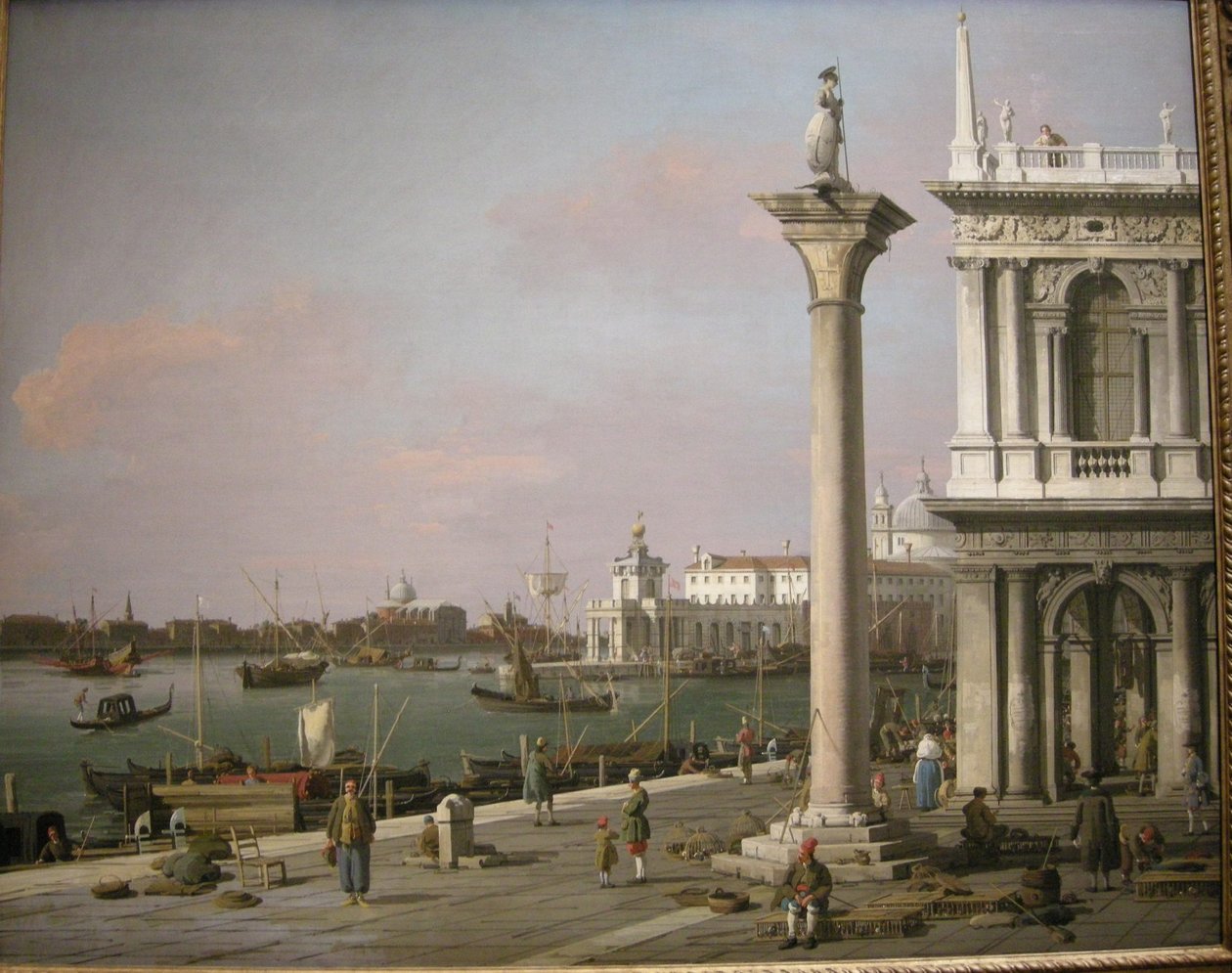 bacia de San Marco da praça de Giovanni Antonio Canal