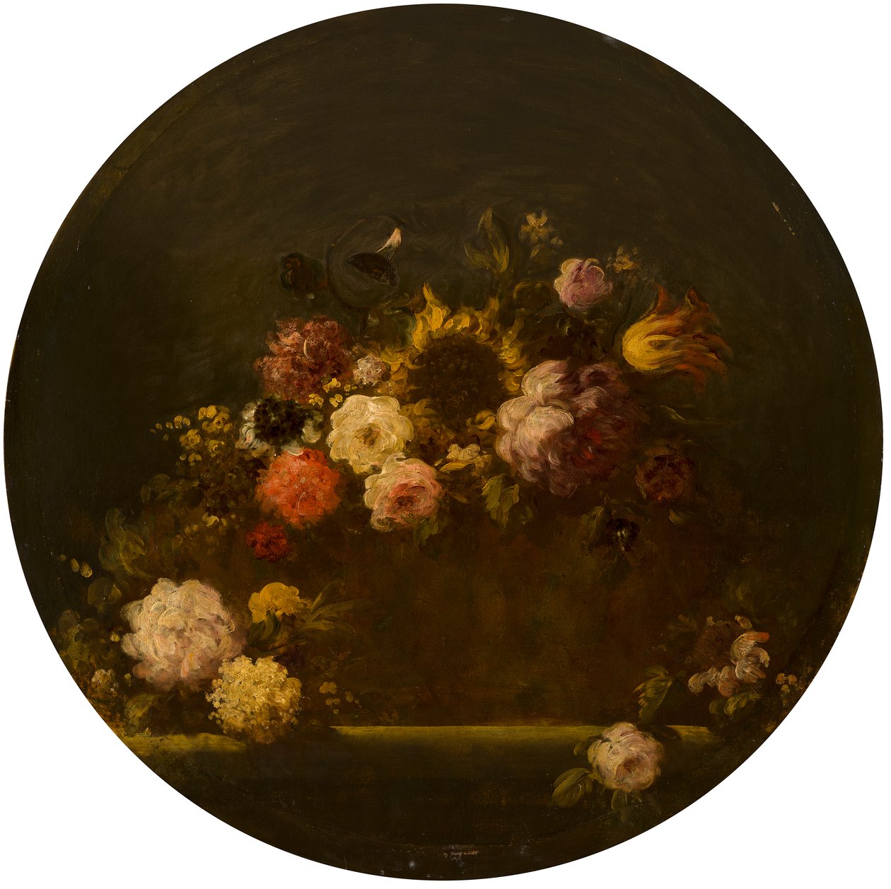 Flores em um vaso de Giovanni Antonio Pellegrini