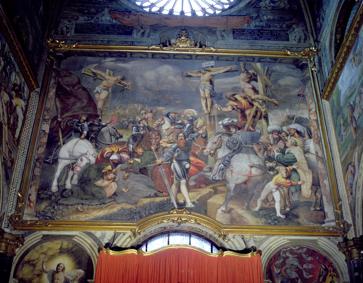 Crucificação, 1521 de Giovanni Antonio Pordenone