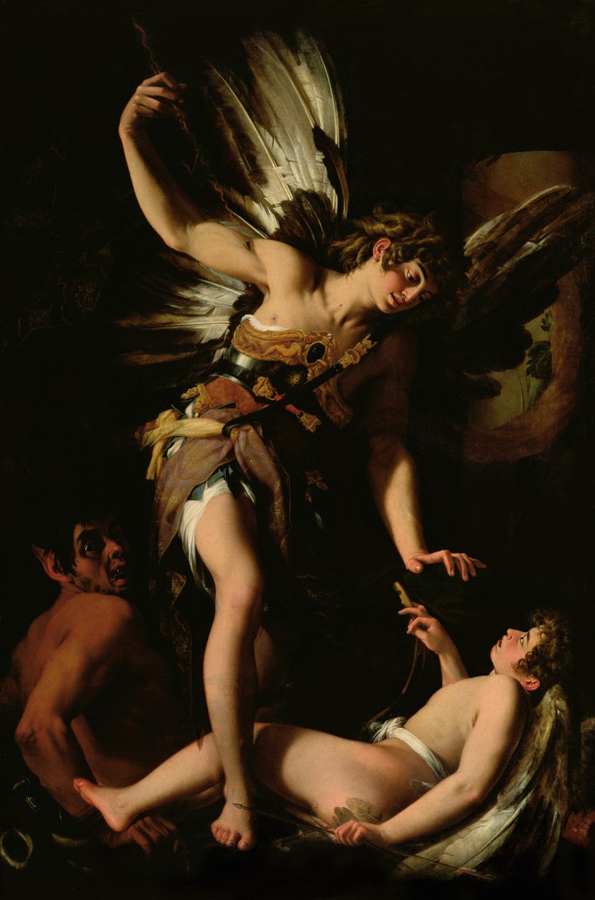 Amor Sagrado e Amor Profano de Giovanni Baglione