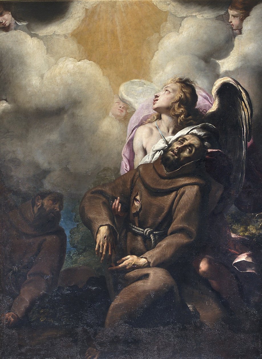 São Francisco e o Estigma de Giovanni Battista 1567 1633 Crespi
